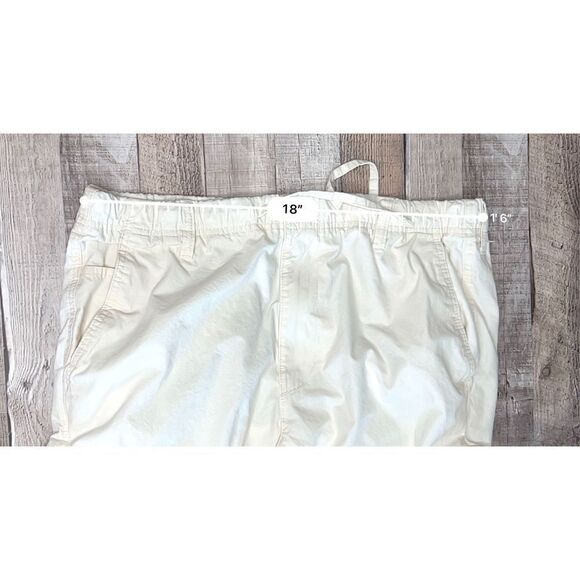 H&M Relaxed Fit Cream Tapered Chino Slacks Pants size Large - Picture 4 of 14